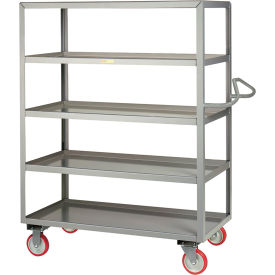 Little Giant® Welded 5-Shelf Service Cart 1200 lb. Capacity 41-1/2