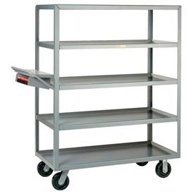 Little Giant® Shelf Truck w/5 Lip Shelves & Writing Pocket 3600 lb. Cap 48