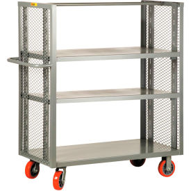 Little Giant® 2 Sided Mesh Bulk Truck w/3 Shelves 3600 lb. Cap 53-1/2