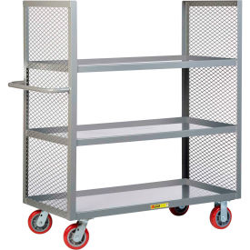 Little Giant® 2 Sided Mesh Bulk Truck w/3 Shelves 3600 lb. Capacity 65-1/2