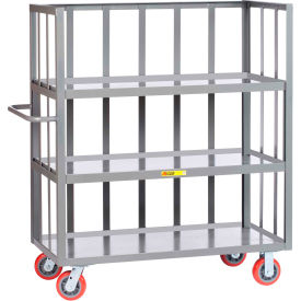 Little Giant® 3 Sided Bulk Truck w/3 Shelves 3600 lb. Cap 53-1/2