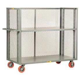 Little Giant® 3 Sided Mesh Truck w/Adjustable Shelf 3600 lb. Cap 48