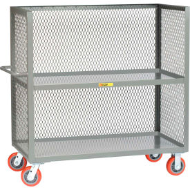 Little Giant® 3 Sided Mesh Bulk Truck 2 Shelves 3600 lb. Capacity 53-1/2