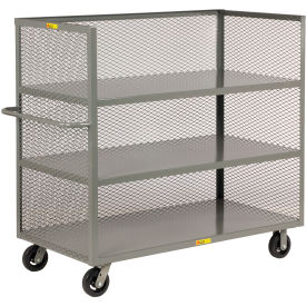 Little Giant® 3-Sided Shelf Truck w/ 3 Shelves 3600 lb. Cap. 53-1/2