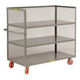 Little Giant® 3 Sided Mesh Truck w/3 Shelves 3600 lb. Capacity 60