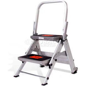 Little Giant® Safety Aluminum Step Ladder - 2 Step - 10210BA 10210BA