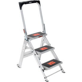 Little Giant® Safety Aluminum Step Ladder - 3 Step - 10310BA 10310BA