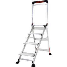 Little Giant® Jumbo Step Aluminum Ladder - 375 lb. Capacity 4 Step - 11904 11904