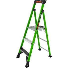 Little Giant® MightyLite™ Step Ladder w/ Ground Cue 5' Type IAA 3 Step 375 lb. Capacity 15405-001