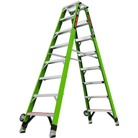 Little Giant® DS-XL Dual Sided Step Ladder w/ Side-Tip Wheels 8' Type IAA 7 Step 375 lb. Cap 15788-001