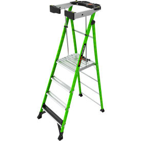 Little Giant® Fortress Platform Ladder w/ Wraparound Enclosure 4' Type IAA 4 Step 375 lb Cap 19304