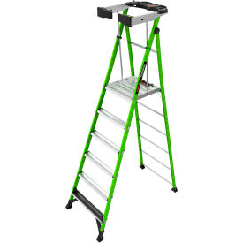 Little Giant® Fortress Platform Ladder w/ Wraparound Enclosure 6' Type IAA 6 Step 375 lb Cap 19306