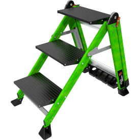 Little Giant® Jumbo Step™ 3 Step Stool w/ Handrail 4