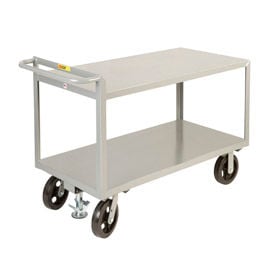 Little Giant® Merchandise Cart w/2 Flush Shelves 2400 lb. Capacity 36
