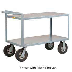 Little Giant® Merchandise Cart w/Tray Shelves 1500 lb. Capacity 48