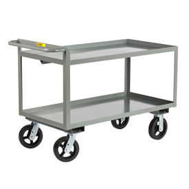 Little Giant® Merchandise Cart w/Tray Shelves 2400 lb. Capacity 48
