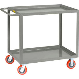 Little Giant® Welded Service Cart w/2 Lip Shelves 2000 lb. Capacity 48