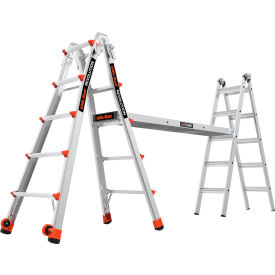Little Giant® Revolution 2.0 Articulated Extendable Ladder Aluminum 5' Type IA 300 lb. Cap. 13122-001