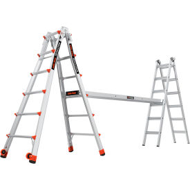 Little Giant® Revolution 2.0 Articulated Extendable Ladder Aluminum 6' Type IA 300 lb. Cap. 13126-001