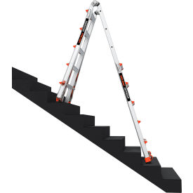 Little Giant® Defender Articulated Extendable Ladder Aluminum 5' Type IA 300 lb. Capacity 15182-882