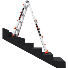 Little Giant® Defender Articulated Extendable Ladder Aluminum 4' Type IA 300 lb. Capacity 15187-882