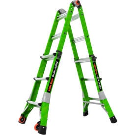 Little Giant® Dark Horse 2.0 Articulated Extendable Ladder Fiberglass 3' Type IA 300 lb Cap 16113-001
