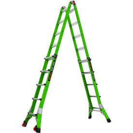 Little Giant® Dark Horse 2.0 Articulated Extendable Ladder Fiberglass 5' Type IA 300 lb Cap 16122-001