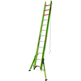 Little Giant 24' HyperLite SumoStance 375 lb. Capacity Type IAA Fiberglass Extension Ladder - 17224 17224