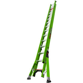 Little Giant 28' HyperLite SumoStance 375 lb. Capacity Type IAA Fiberglass Extension Ladder - 17228 17228
