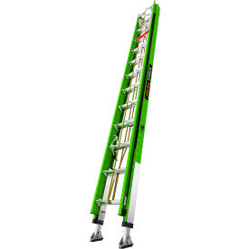 Little Giant Hyperlite Extension Ladder w/ Cable Hooks & Ratchet Leveler 24' Type IAA 375 lb. Cap 17524-282