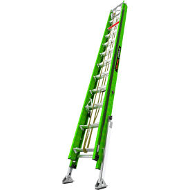 Little Giant Hyperlite Extension Ladder w/ Cable Hooks & Auto Leveler 24' Type IAA 375 lb. Cap. 17524-285