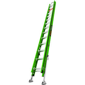 Little Giant Hyperlite Extension Ladder w/ Cable Hooks & V-Bar 28' Type IAA 375 lb. Cap. 17528-184V
