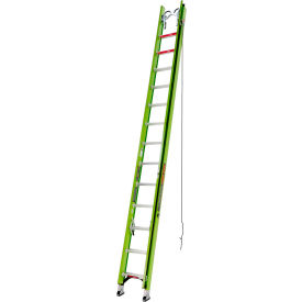 Little Giant 28' HyperLite 375 lb. Cap Type IAA Extension Ladder W/ Cable Hooks/V-Rung/Claw - 17528 17528