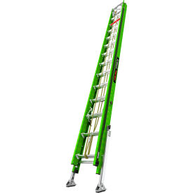 Little Giant Hyperlite Extension Ladder w/ Cable Hooks & Auto-Leveler 28' Type IAA 375 lb. Cap. 17528-285
