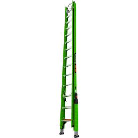 Little Giant® SumoStance Extension Ladder w/ Hyperlite Ground Cue Cable Hooks 28' Type IAA 17628V