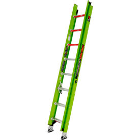 Little Giant 16' HyperLite 375 lb. Capacity Type IAA Fiberglass Extension Ladder - 17916 17916