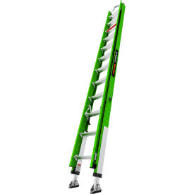 Little Giant° Hyperlite Extension Ladder w/ V-bar & Ratchet Leveler 24' Type IAA 375 lb. Cap. 17924-246V