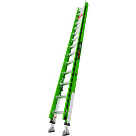 Little Giant® Hyperlite Extension Ladder w/ Adj. Pole Strap & Ratchet Leveler 28' Type IAA 17928-246PS