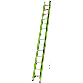 Little Giant 28' HyperLite 375 lb. Capacity Type IAA Fiberglass Extension Ladder - 17928 17928