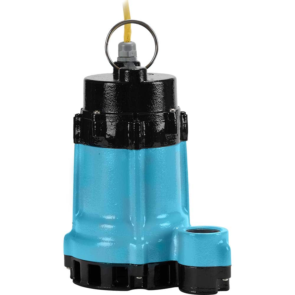 Sump Sewage & Effluent Pump: Manual, 1/2 hp, 10.5A, 115V MPN:511610