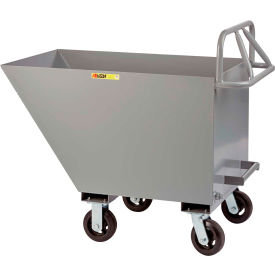 Little Giant® Hopper Truck w/Ergonomic Handle 1/3 Cu. Yd. Cap 2000 lbs. Cap. Gray HT-2439-6MR