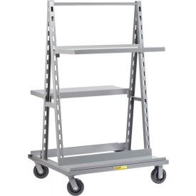 Little Giant® Adj. Tray A-Frame Shelf Truck with Bottom Shelves AFSF-3640-6PH - 40 x 36 x 67 AFSF-3640-6PH