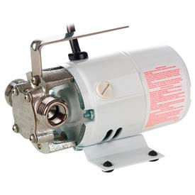 Little Giant 555112 Non-Submersible Utility Pump- 115V with Nickel Plated Brass Pump Head 555112