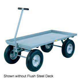 Little Giant® Wagon Truck CH-3048-12PFSD - Flush Deck - 30 x 48 - Pneumatic Wheels - 2000 Lb. CH-3048-12PFSD