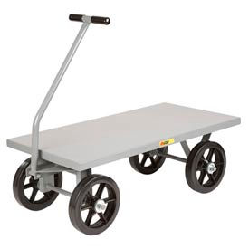 Little Giant® Wagon Truck CH-3660-12MRFSD - Flush Deck - 36 x 60 - Mold-on Rubber Wheels CH-3660-12MRFSD