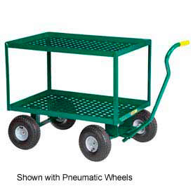 Little Giant® 2 Shelf Nursery Wagon Truck 2LDWP-2436-8S-G - 24 x 36 - 8