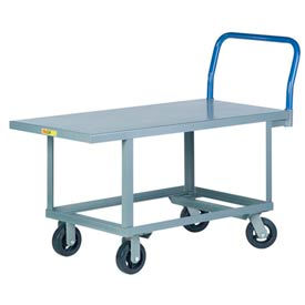 Little Giant® Work Height Platform Truck RNB-3048-6MR - 30 x 48 - Mold-On Rubber Wheels RNB-3048-6MR