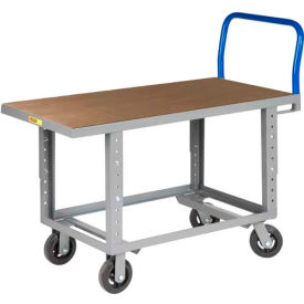 Little Giant® Adjustable Work Height Platform Truck RNH-2460-6MR-AH - Hardboard Top - 24 x 60 RNH-2460-6MR-AH