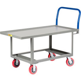 Little Giant® Work Height Platform Truck RNL-2460-6PY with Lip Edge 24 x 60 Fixed Height RNL-2460-6PY