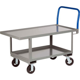 Little Giant® Work Height Platform Truck RNL2-2460-6MR-AH with Lower Shelf 24 x 60 Adj. Height RNL2-2460-6MR-AH